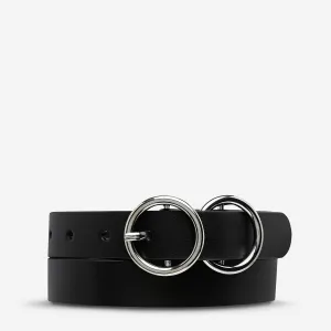 Status Anxiety Mislaid Skinny Black Silver Shoes_Status-Anxiety