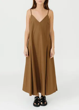 Studio Nicholson Oma Slip Dress in Almond Clothing_studio-nicholson