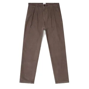 Pantalon en velours côtelé à double pli Sunspel Cedar