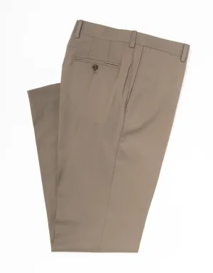 PANTALON EN LAINE TROPICAL TAN