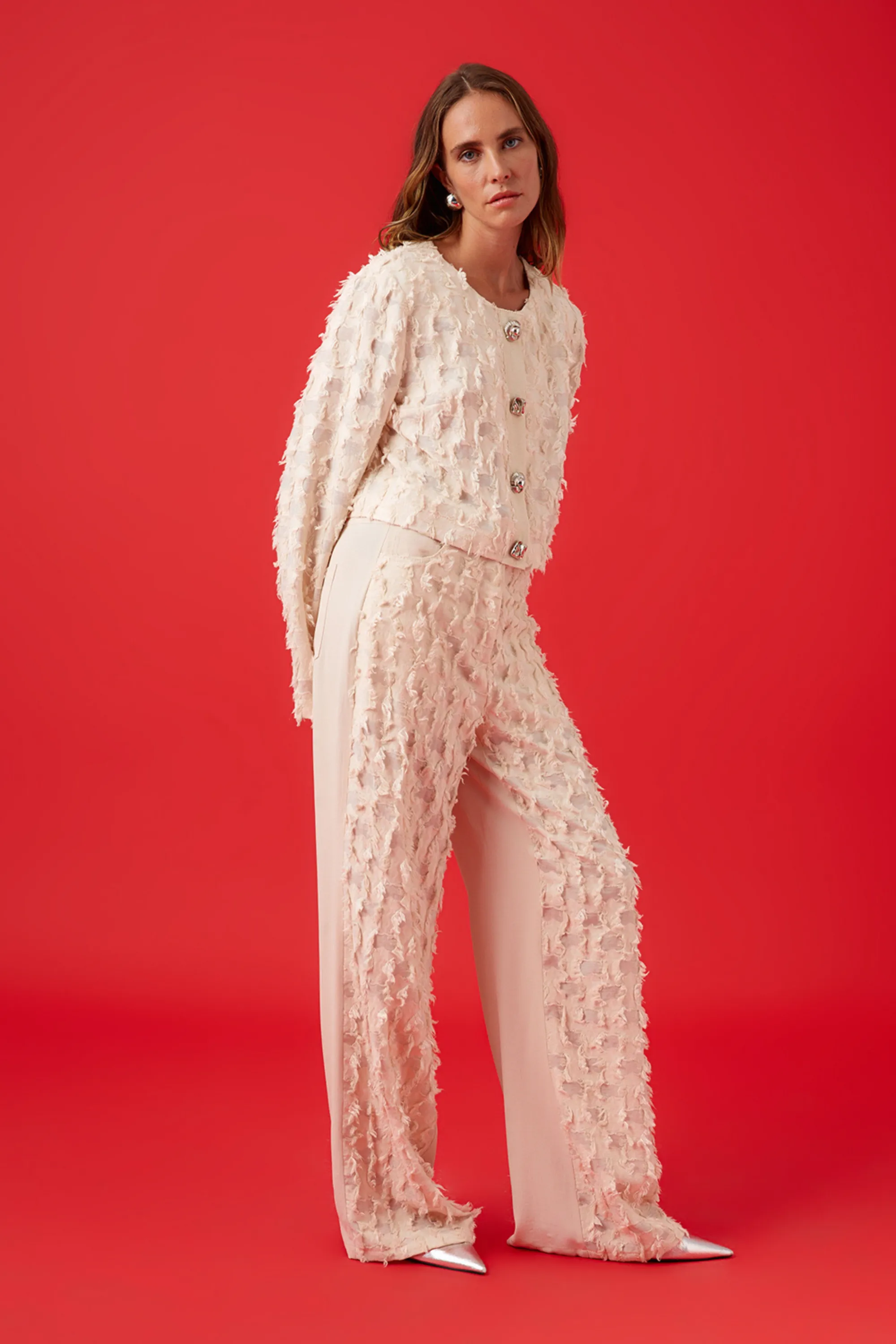 Veste à franges
