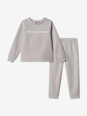 Le survêtement The North Face Kids avec logo en gris