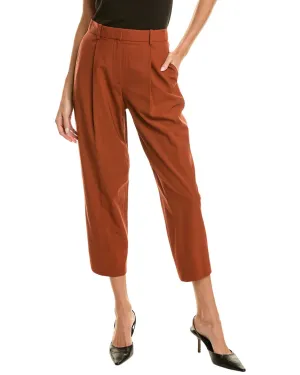 Pantalon en Laine Mélangée Carotte Theory