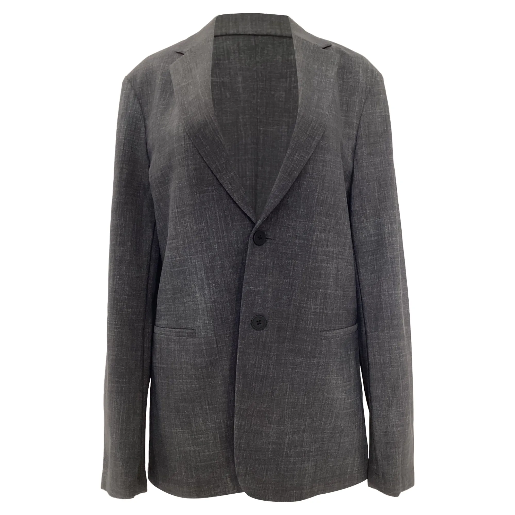 Veste croisée Theory en polyamide gris