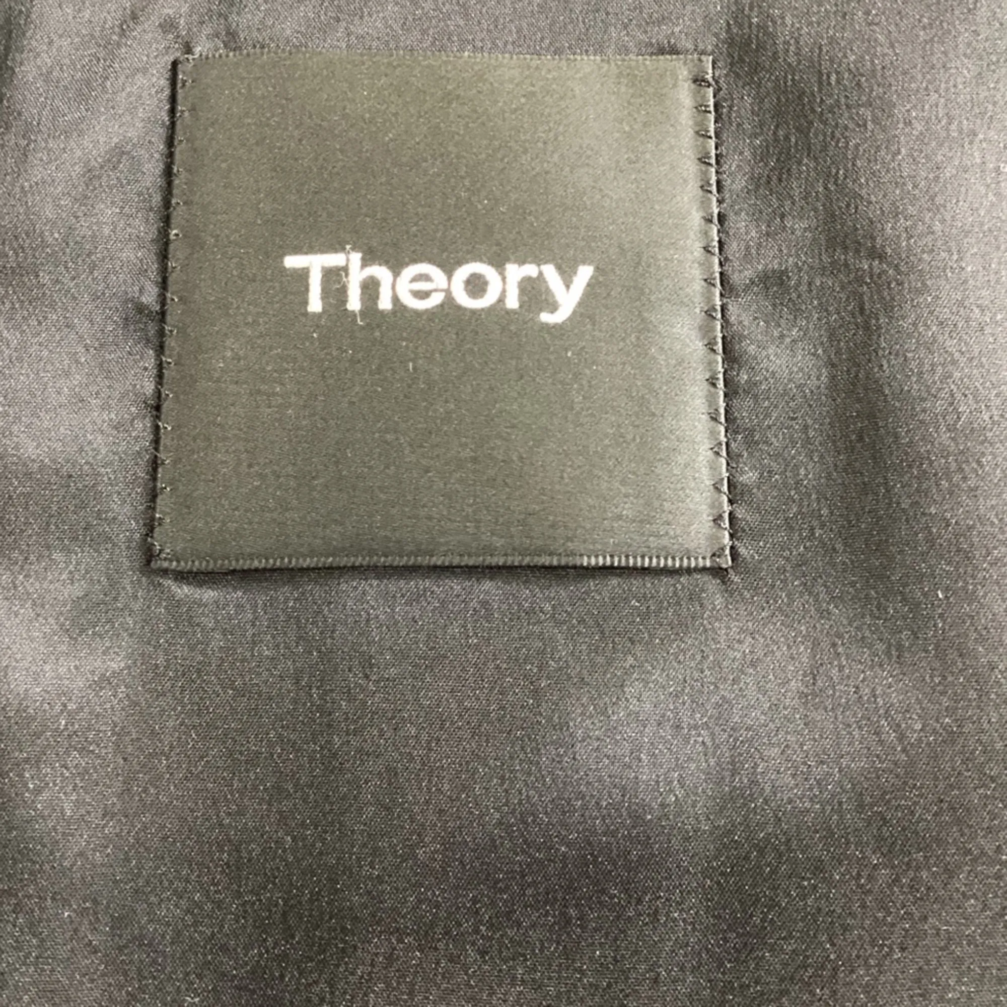 Veste croisée Theory en polyamide gris