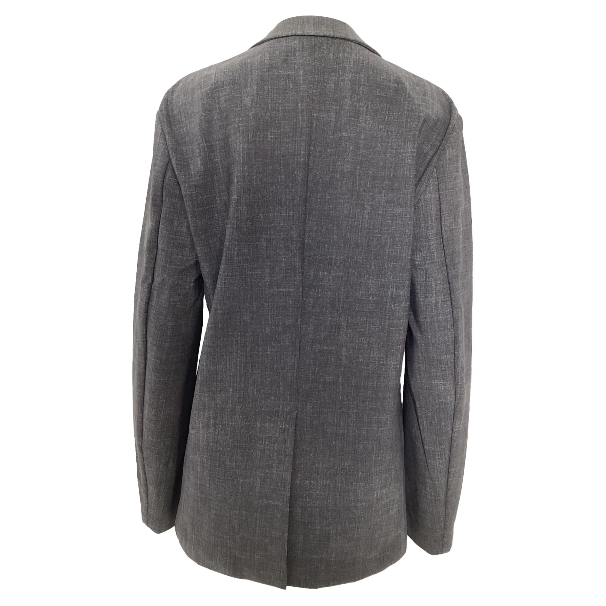 Veste croisée Theory en polyamide gris