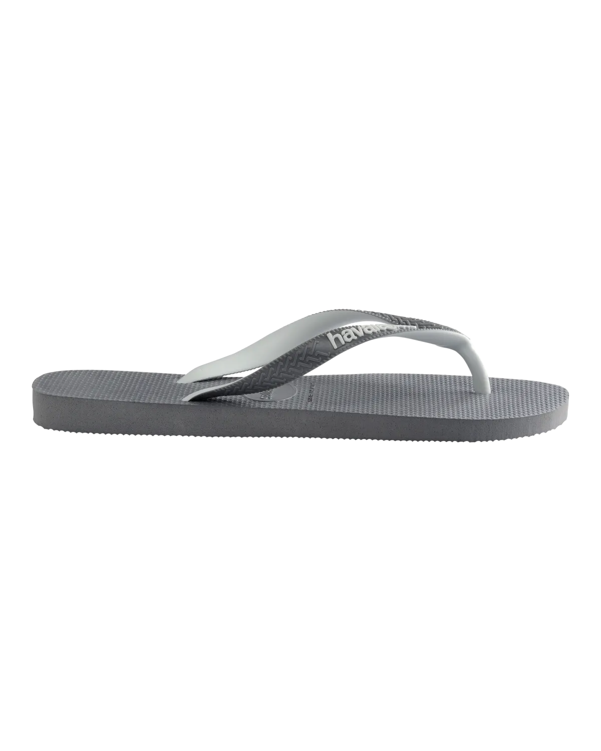 Tongs Top Mix en gris acier & gris acier