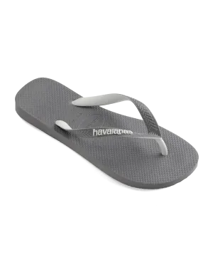 Tongs Top Mix en gris acier & gris acier