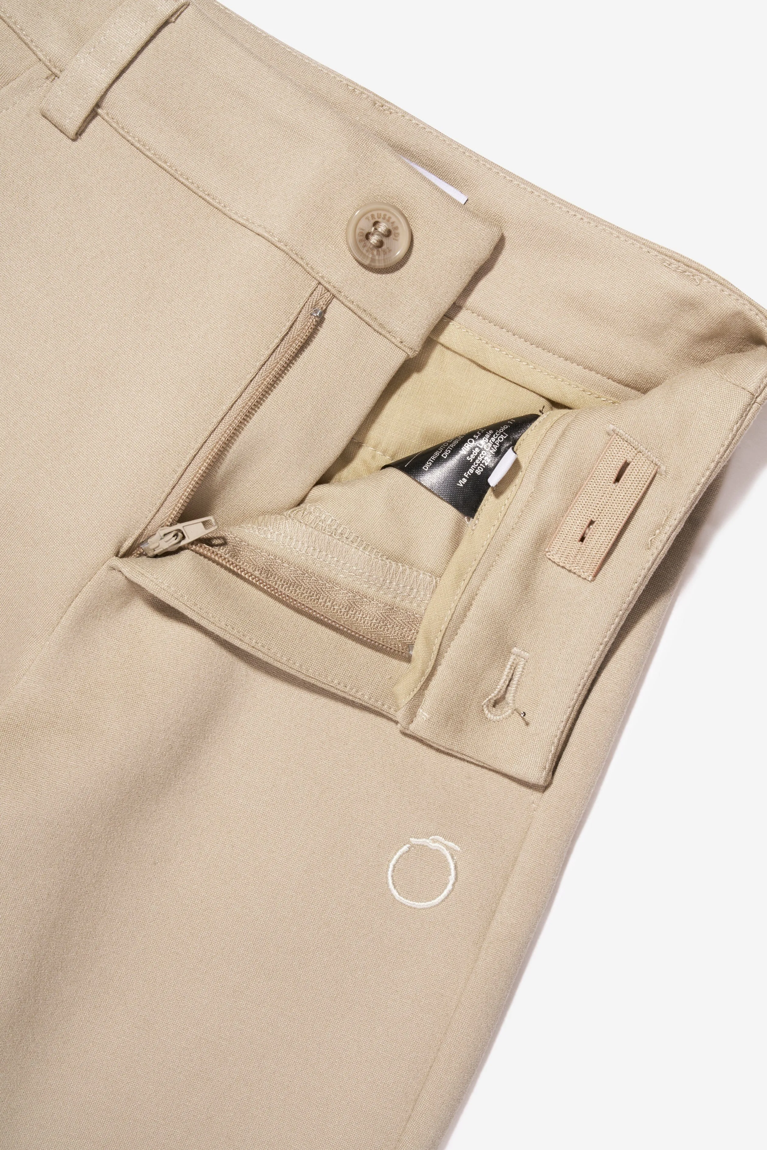 Pantalons Bergil pour garçons Trussardi en beige
