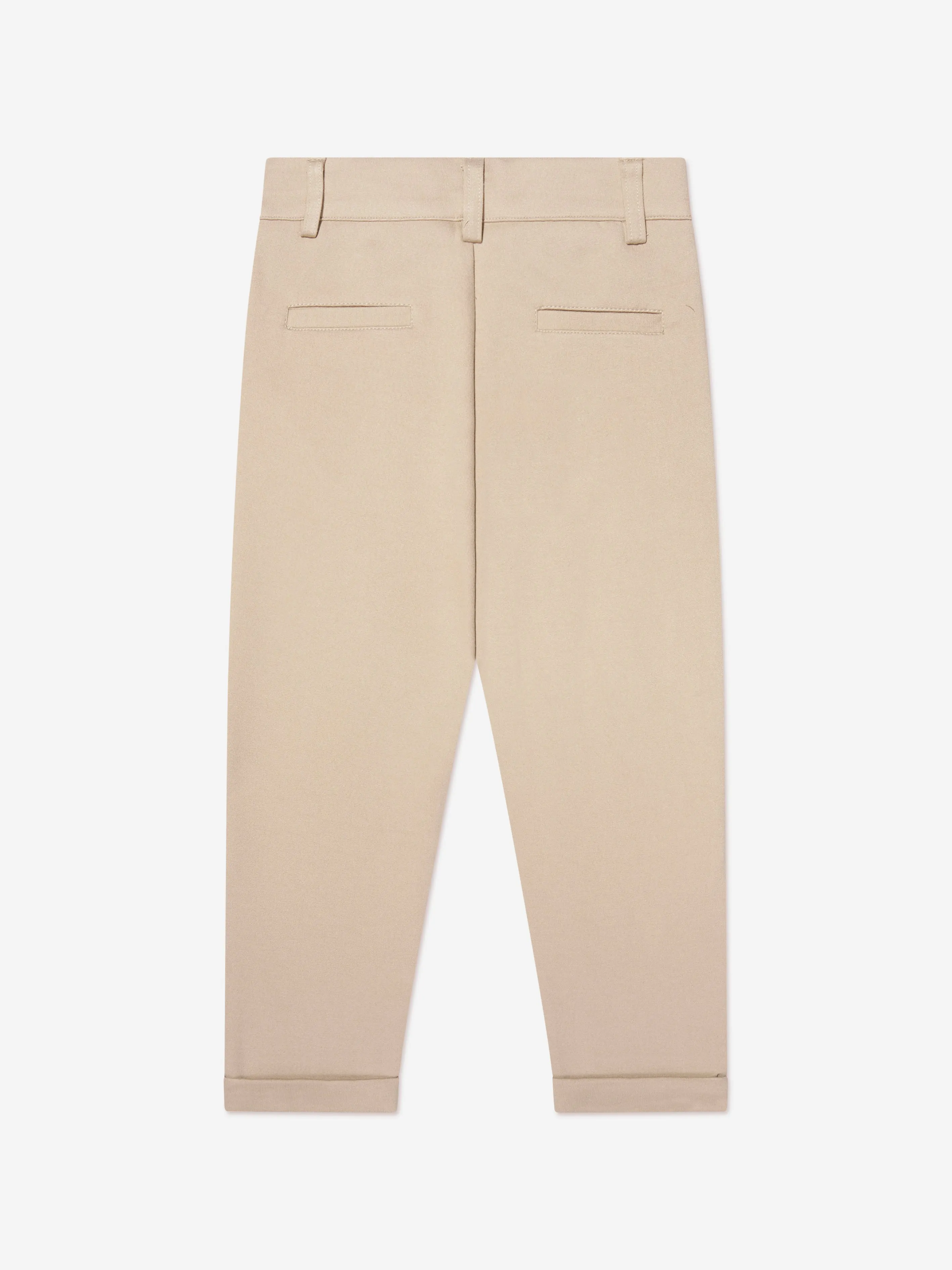 Pantalons Bergil pour garçons Trussardi en beige