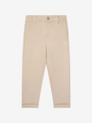 Pantalons Bergil pour garçons Trussardi en beige
