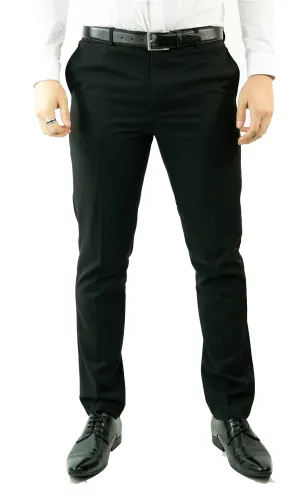 Pantalon de mariage en satin rayé smoking