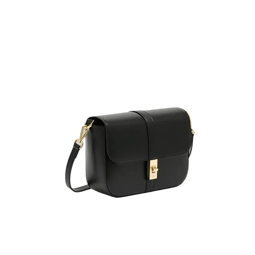 Vestirsi Carly Chaussures en Cuir Noir_Vestirsi