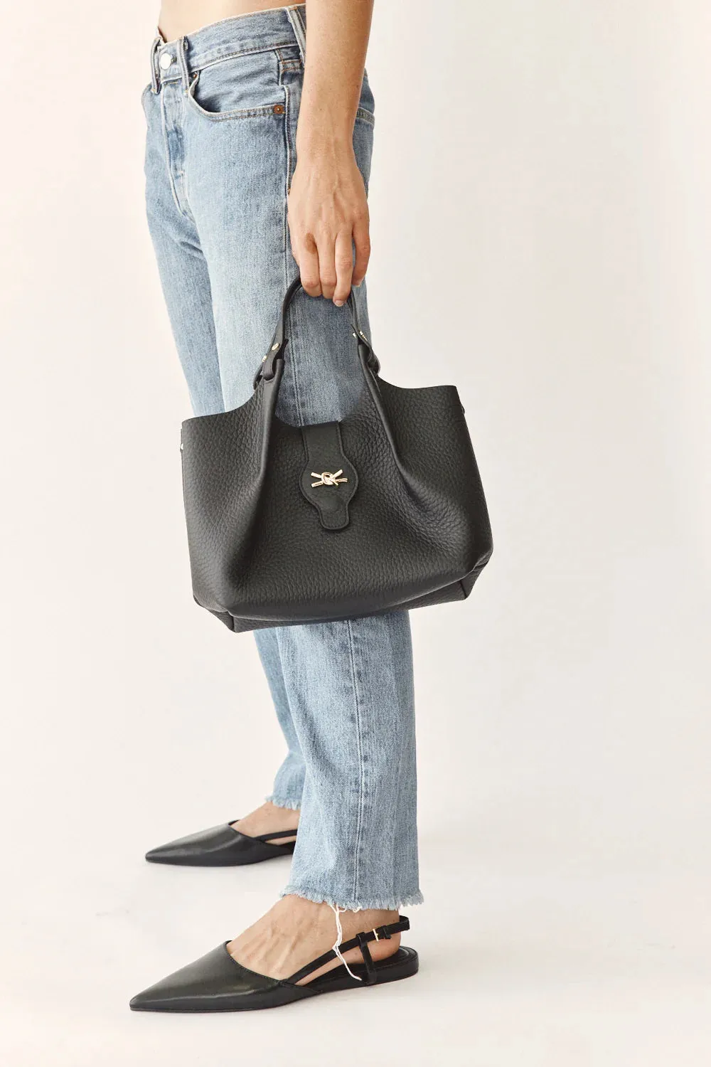 Vestirsi Grace Petit Sac East West Tote Noir Chaussures_Vestirsi