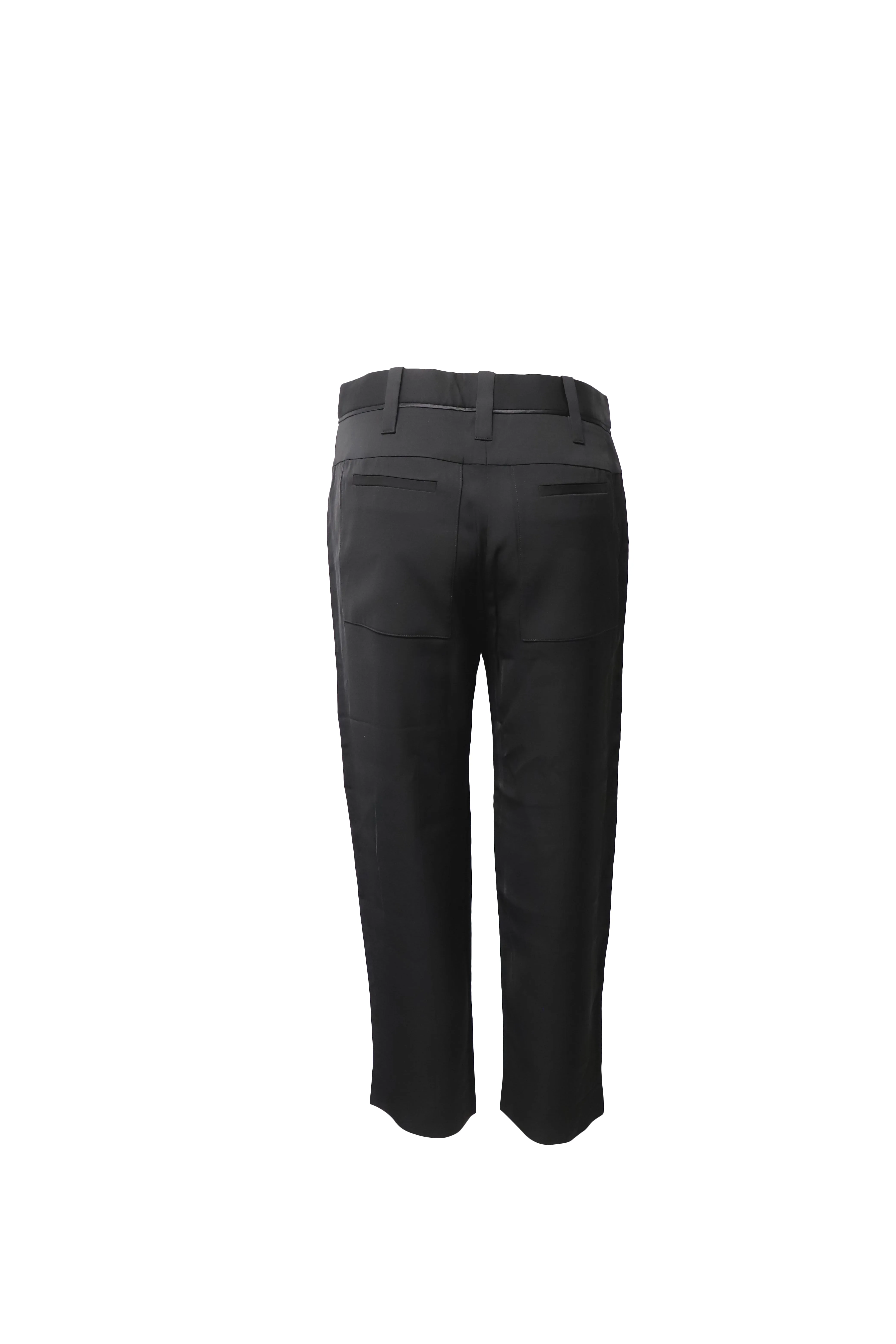 Pantalon Victoria Beckham Tailleur en Viscose Noire