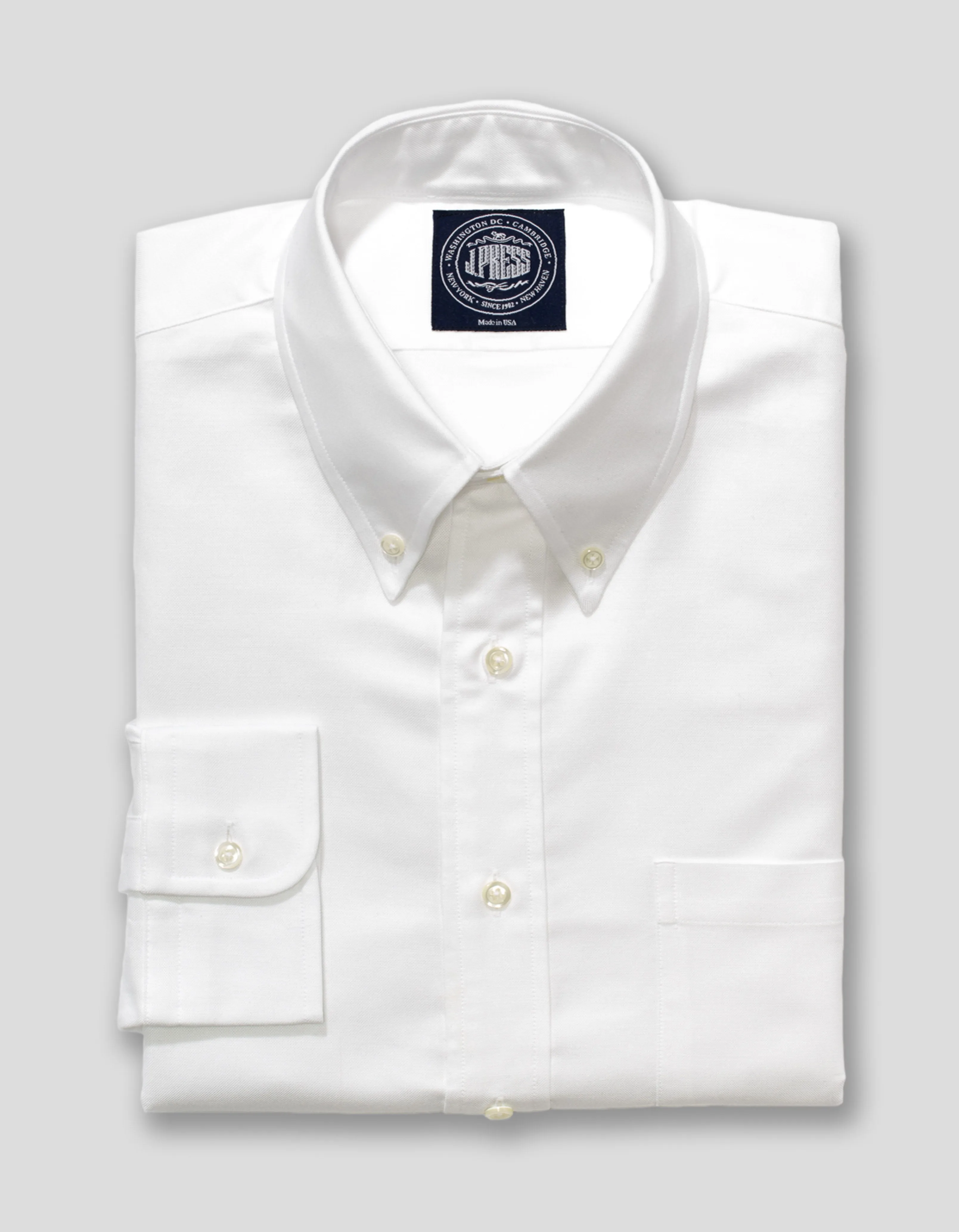 CHEMISE BLANCHE OXFORD - COUPE AJUSTÉE