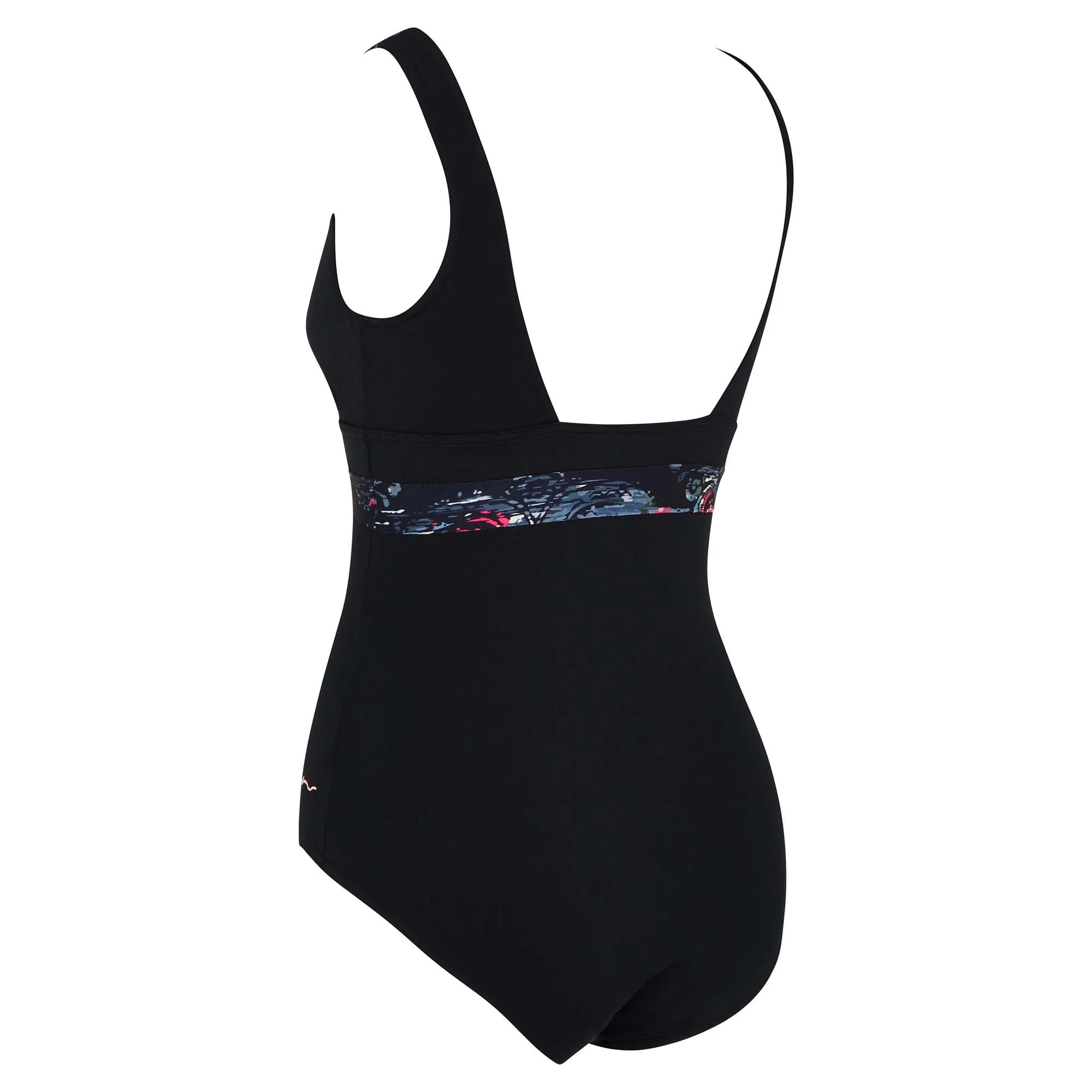 Maillot de bain une pièce carré dos graphique Dusk pour femme