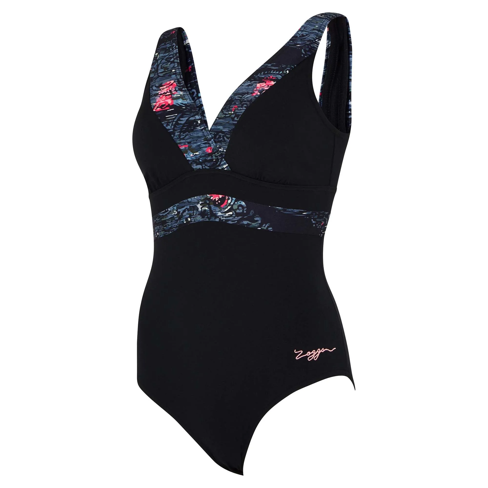 Maillot de bain une pièce carré dos graphique Dusk pour femme