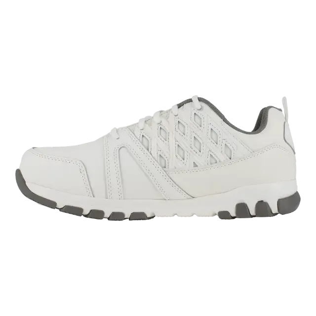 Chaussure de travail athlétique à embout d'acier Sublite pour femme - Blanc