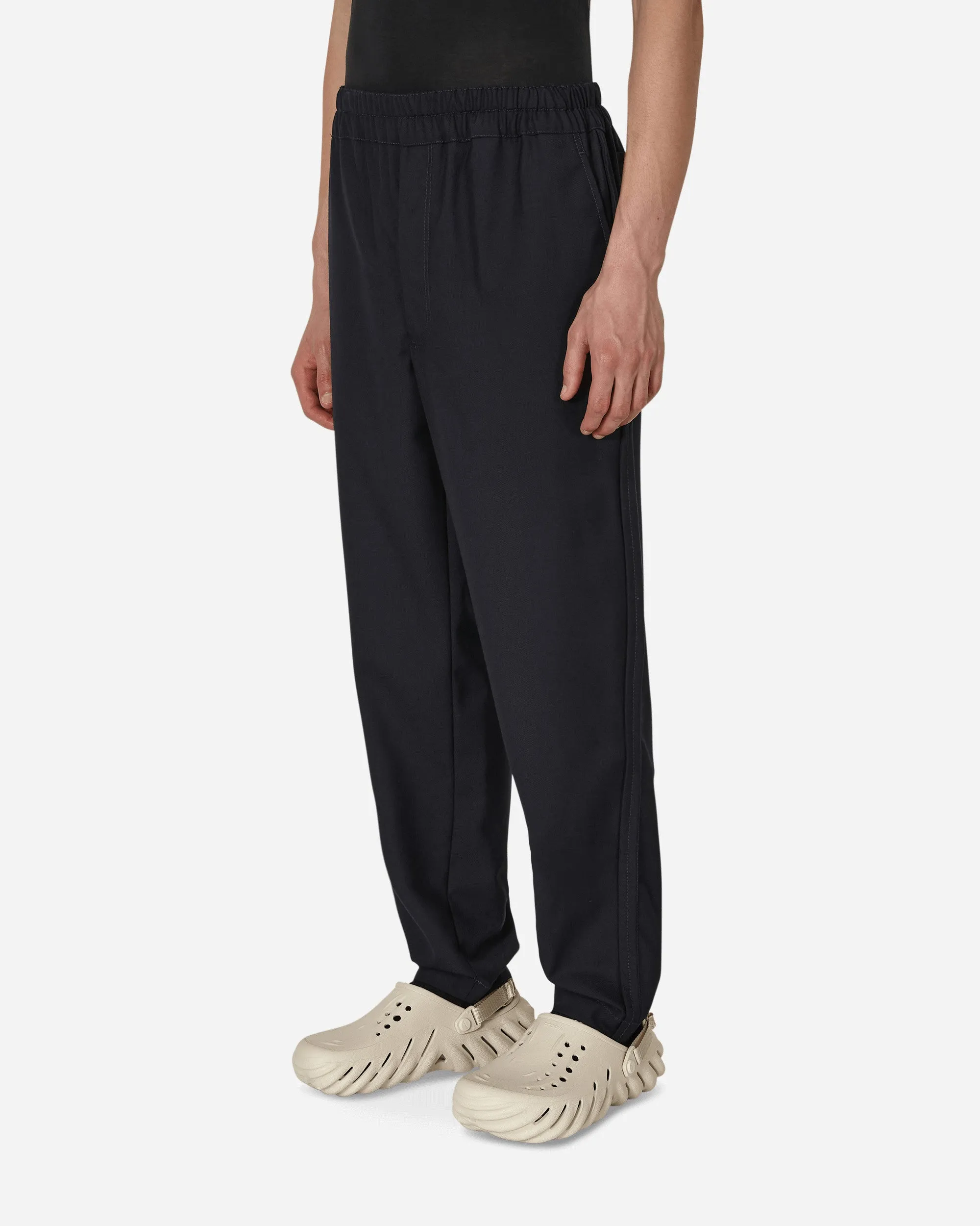 Pantalon en Gabardine de Laine Bleu