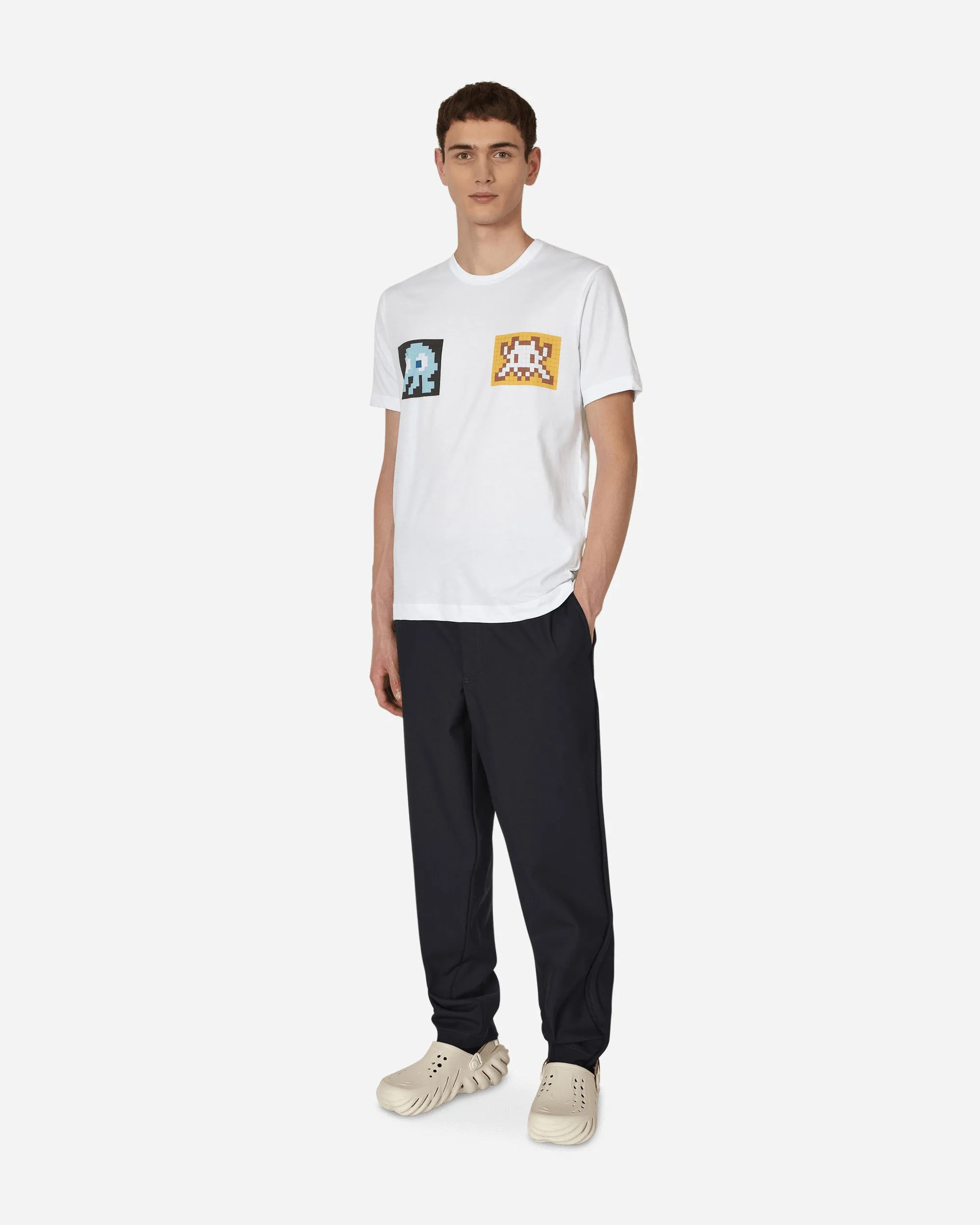 Pantalon en Gabardine de Laine Bleu