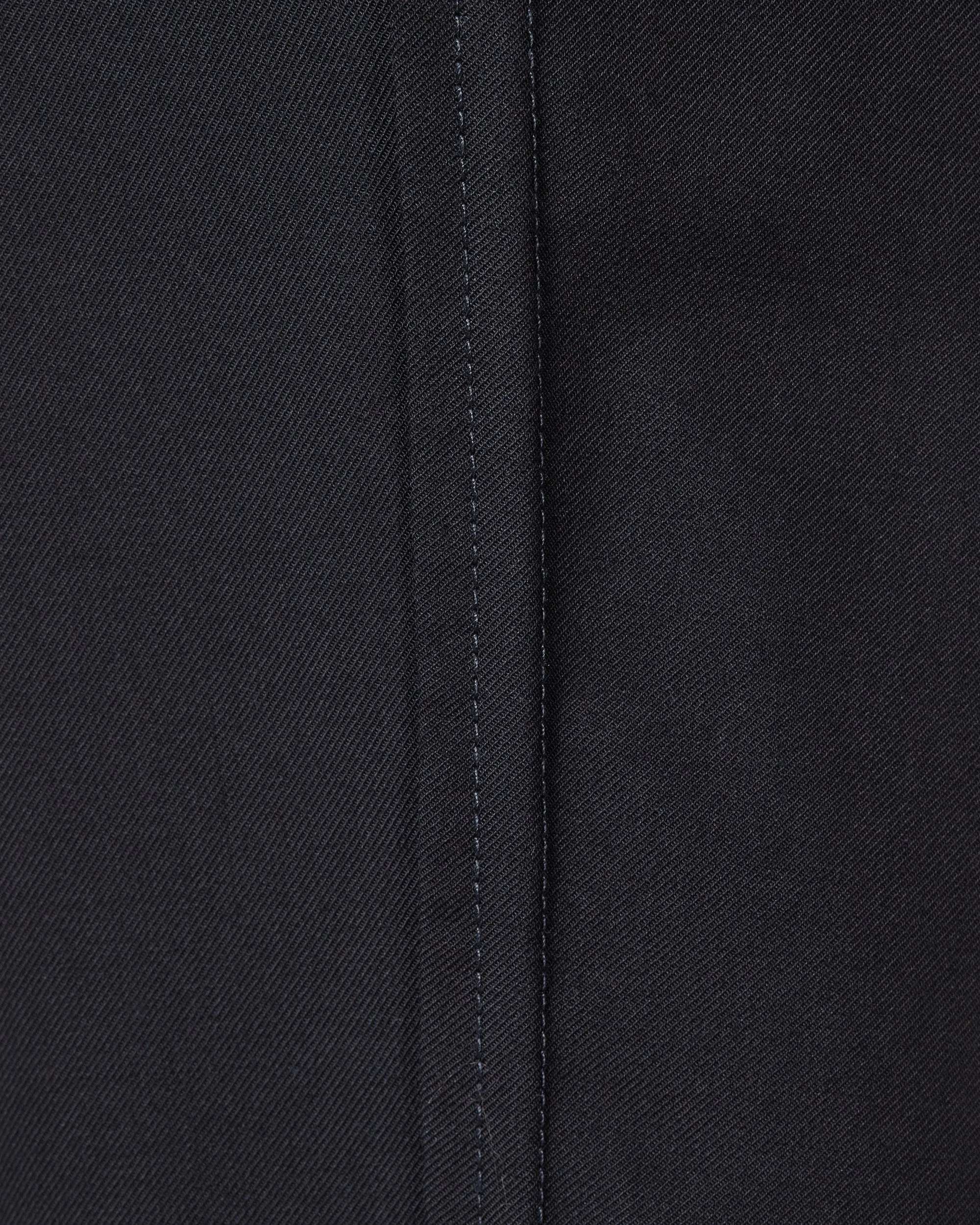 Pantalon en Gabardine de Laine Bleu
