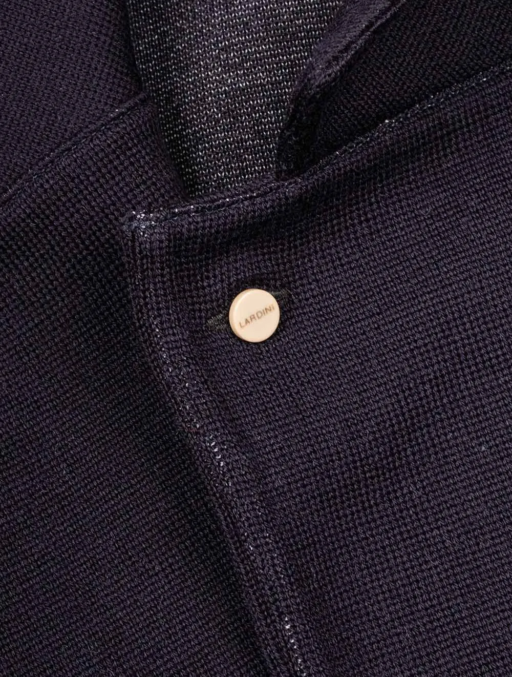Veste en laine tricotée marine