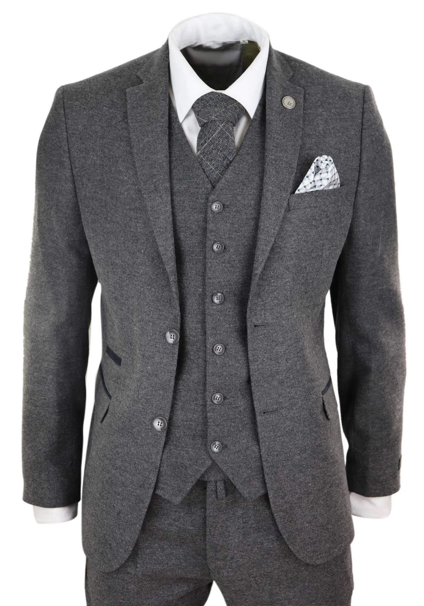 Costume en Tweed de Laine 3 Pièces Années 1920