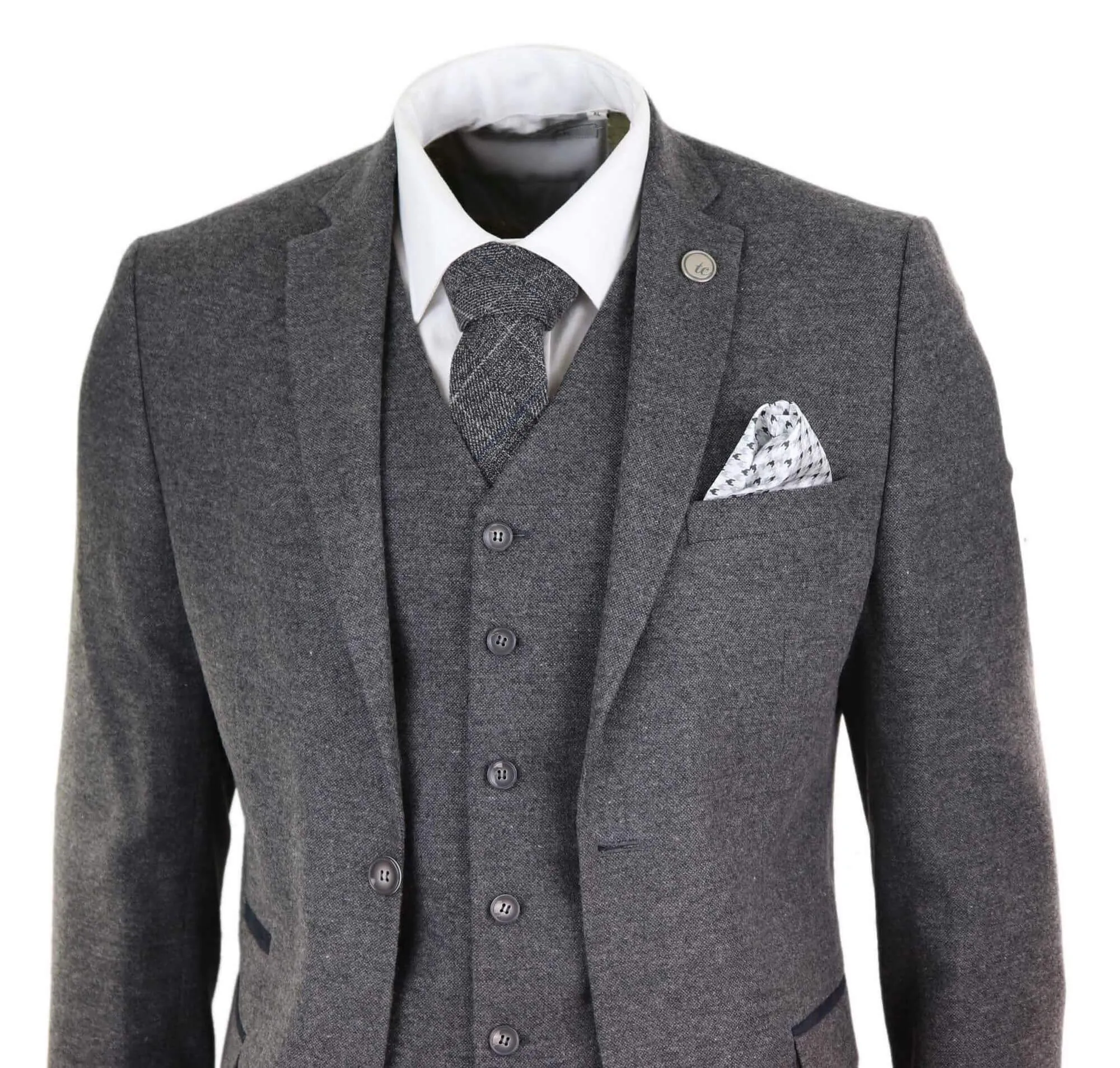 Costume en Tweed de Laine 3 Pièces Années 1920