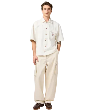 Wrangler Pantalon Cargo Large CJ en Écru