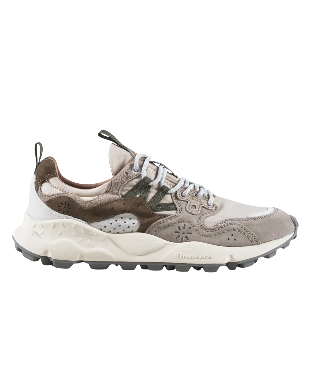 Chaussures Yamano 3 Uni en Blanc Cassé et Beige